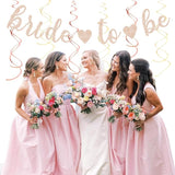 Blush Pink Rose Gold Bridal Shower Fall Party Decorations 31pcs
