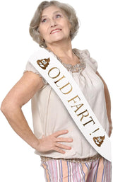 Old Fart Sash – Classic Celebration Sash Birthday and Retirement
