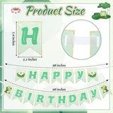 Green Princess Party Supplies 8.2ft Happy Birthday Banner Signs