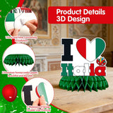 JULMELON 8 Pack Italian Themed Honeycomb Centerpieces Italian Table