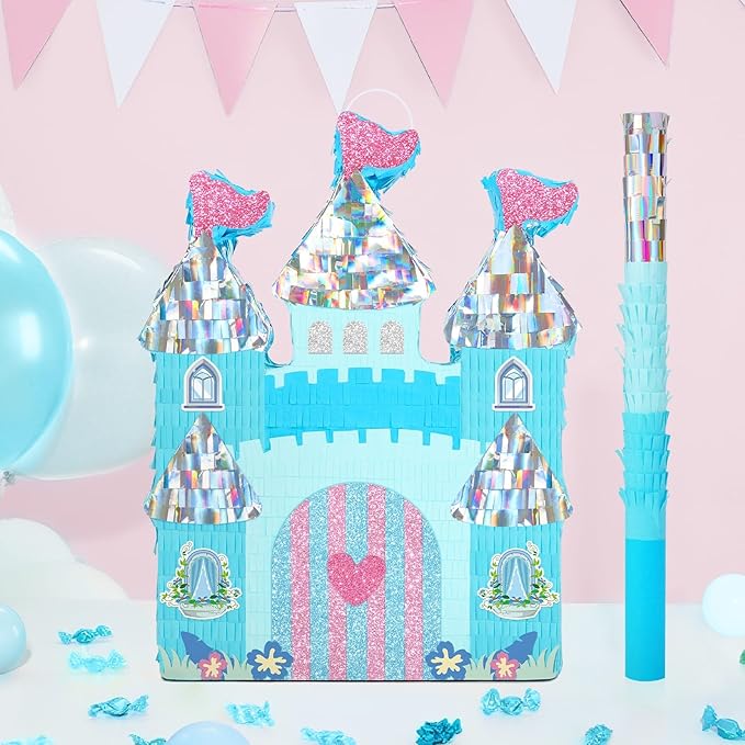 Princess Castle Piñata Ice Castle Piñata Blue Princess Party