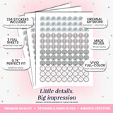 Nutcracker Land of Sweets Holiday Birthday Kiss Stickers 300 Pack
