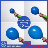 PartyWoo Royal Blue Balloons 100pcs of 5 Inch Dark Blue Latex
