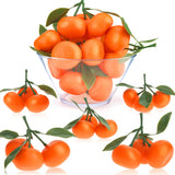 Gresorth Artificial Mini Bunch Orange Decoration Lifelike Tangerine