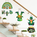 St Patricks Day Decorations Front Door Hanger Decor 5pcs Green Saint