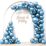 HOUSE OF PARTY Metallic Blue Balloons - Blue Balloon Garland, 5/12/18