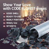 CODE FLORIST 1500 PCS Black Silk Rose Petals,Romantic