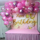 Pink Balloons Set, 60 Packs 12 Inch Metallic Chrome Pink Pearl
