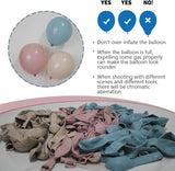 Gender Reveal Balloon Arch Kit 139Pcs Dusty Pink and Fog Blue