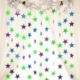 Patelai Glitter Star Garland Banner 2026 Party Decor 130 Feet Star Han