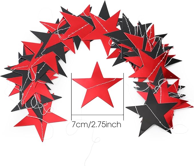 Patelai Glitter Star Garland Banner 2026 Graduation Decor 130 Feet #27