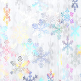 Iridescent-Holographic Snowflake-Snow Christmas Party-Decorations