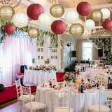 Paper Lanterns Party Decorations, Round Hanging Paper Lanterns
