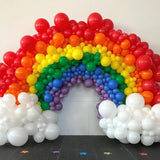 PartyWoo Rainbow Balloon Arch Kit Garland 100 pcs Different Sizes of