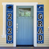 DAZONGE 2026 Graduation Decorations Blue, Congrats Grad Porch Banner