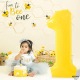 KatchOn, Yellow Number 1 Balloon - 40 Inch, Helium Supported | Mylar