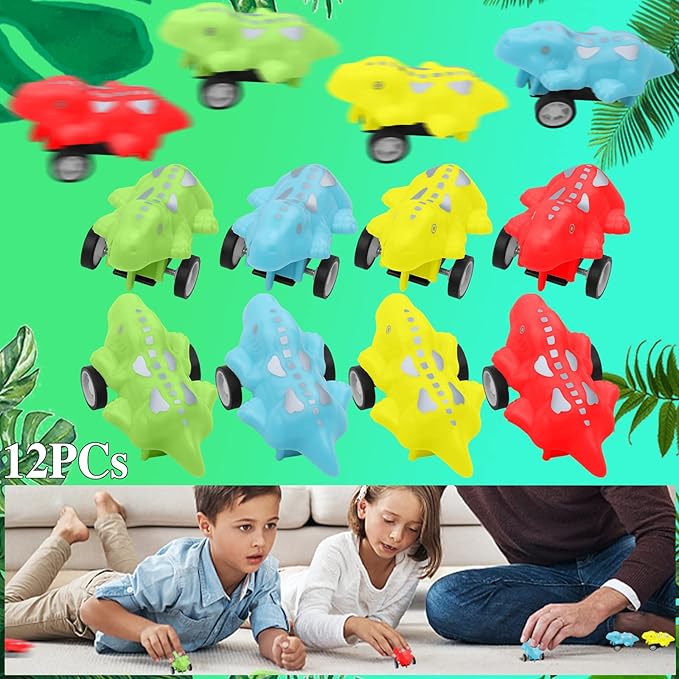 132Pcs Dinosaur Party Favors Dinosaur Rings Slap Bracelets Tattoos