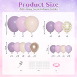 Ouddy Party Dusty Purple Balloon Arch Garland Kit, Different Sizes 18