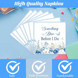 Something Blue Bridal Shower Decorations 96PCS Bachelorette Wedding