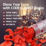 CODE FLORIST 1100 PCS Dark-Red Silk Rose Petals for Valentine's