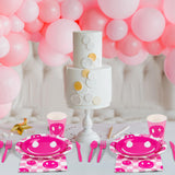 durony 350 Pcs Preppy Birthday Decorations 50 Guest Disco Cowgirl