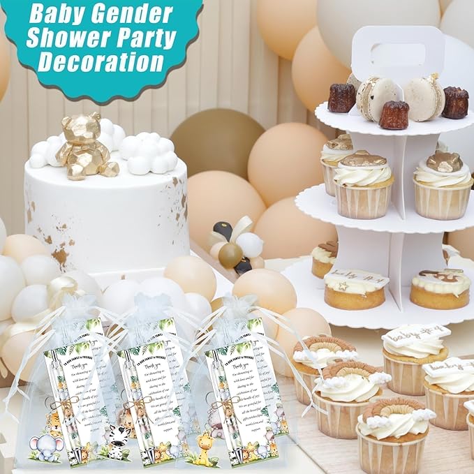 289 Pieces Baby Shower Gifts for Guest Safari Ballpoint Pens and