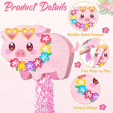 WERNNSAI Piglet Piñata - Farm Party Decorations Hawaiian Pig Piñata