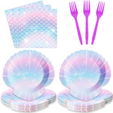 96 Pieces Mermaids Themed Party Decorations Mini Under the Sea