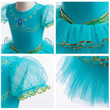 MYRISAM Jasmine Princess Leotards for Baby Girls Ballet Dance Tutu