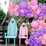 Pink and Purple Balloons 100 Pack 12 inch Light Pink Purple Latex