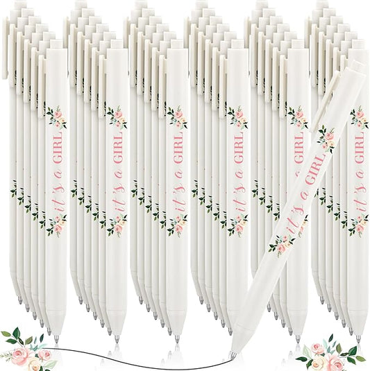 Ireer 36 Pcs Floral Baby Shower Pens Gifts Bulk Party Favors for