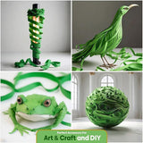Captain Decor 4 Crepe Paper Streamers Rolls, 328ft Pack of Unique 4