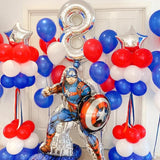 Red White and Blue Latex Balloons 100 Pack for 4th of July
