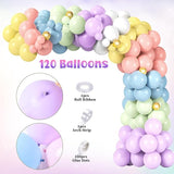 142Pcs Pastel Unicorn Party Decorations Birthday Supplies for Girls