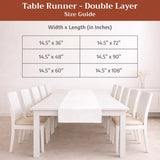 Maison d' Hermine Table Runner 100% Cotton Double Layer Table Runners