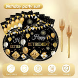 96 PCS Retirement Party Decorations for Men Women Happy Retirement