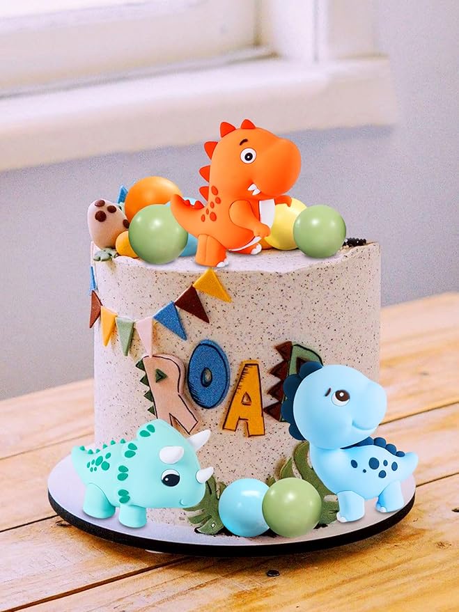 Dinosaur Cake Topper Little Dinosaur Cake Decorations Dinosaur