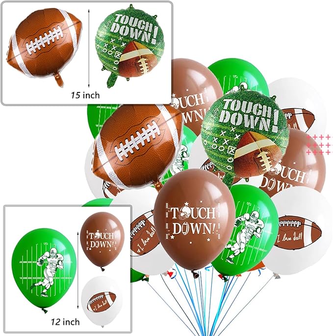 Football Party Supplies Tableware Set Football