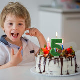 Football Candles 15,15 Candles for Birthday Cake Boy,Number 15