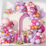 Ouddy Party Pink Purple Balloons Garland Arch Kit, Different Sizes 18