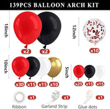 Graduation Decorations 2026 Set of 4 Red Grad Balloon Boxes with
