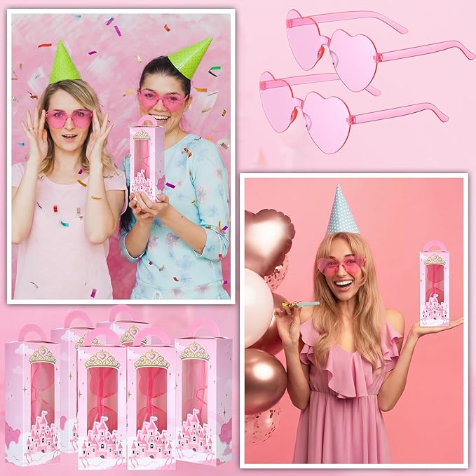 32 Pieces Princess Birthday Party Decorations Includes Pink Princess