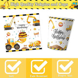 96PCS Construction Birthday Party Supplies Construction Party