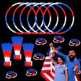 Fourth of July Party Favors Supplies Bulk 100 PCS, 4th of July Red