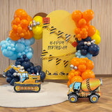 Construction Birthday Party Supplies 145PCS Construction Balloons