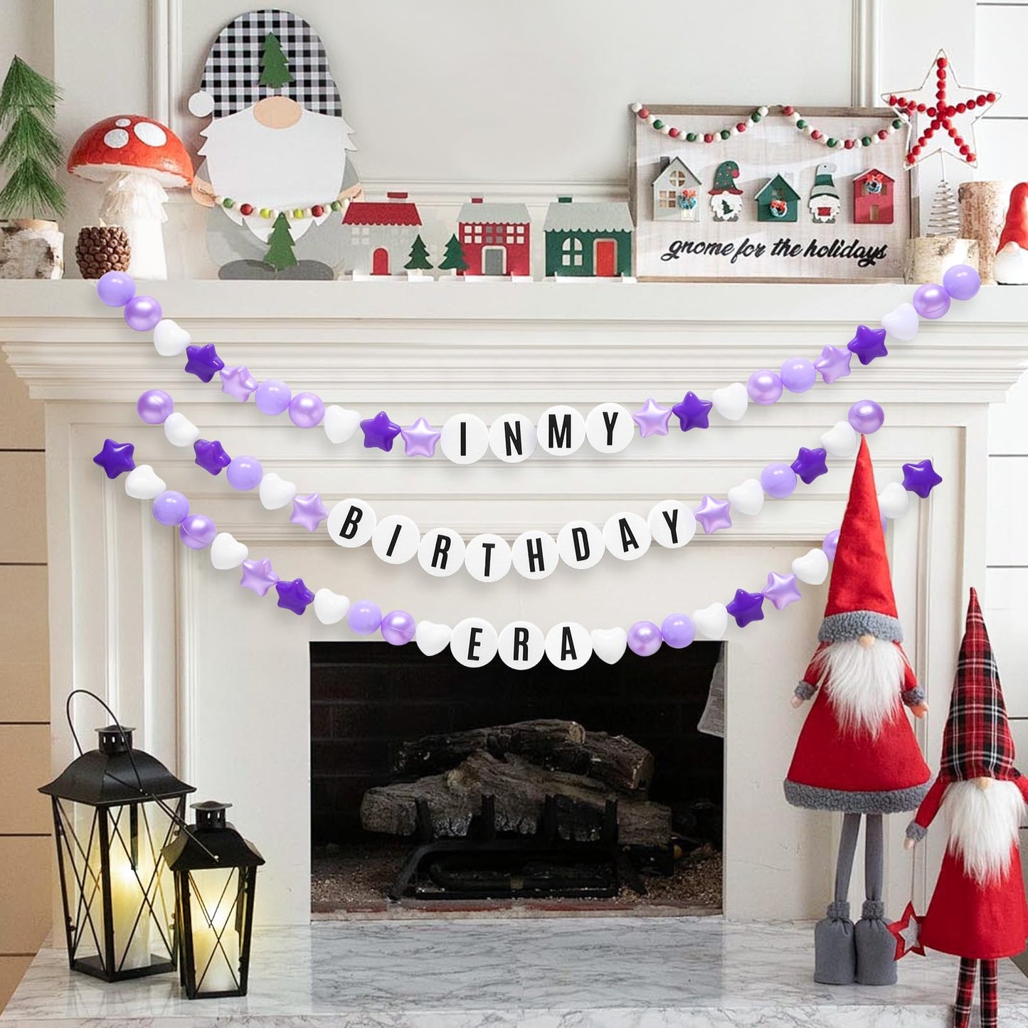 DIY Giant Friendship Bracelet Birthday Garland Kit with Letters Ball
