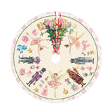 Pink Nutcracker Christmas Tree Skirt 48" Christmas Nutcracker Ballet