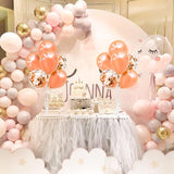 Rose Gold Balloon Stand Centerpiece Table Decorations for Birthday
