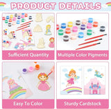 24Pcs Princess Party Favors Birthday Supplies Decorations-Cards with
