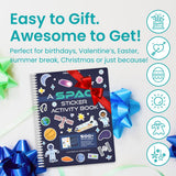 CUPKIN Outer Space Sticker Book for Kids 2-4, 500+ Kids Stickers 12